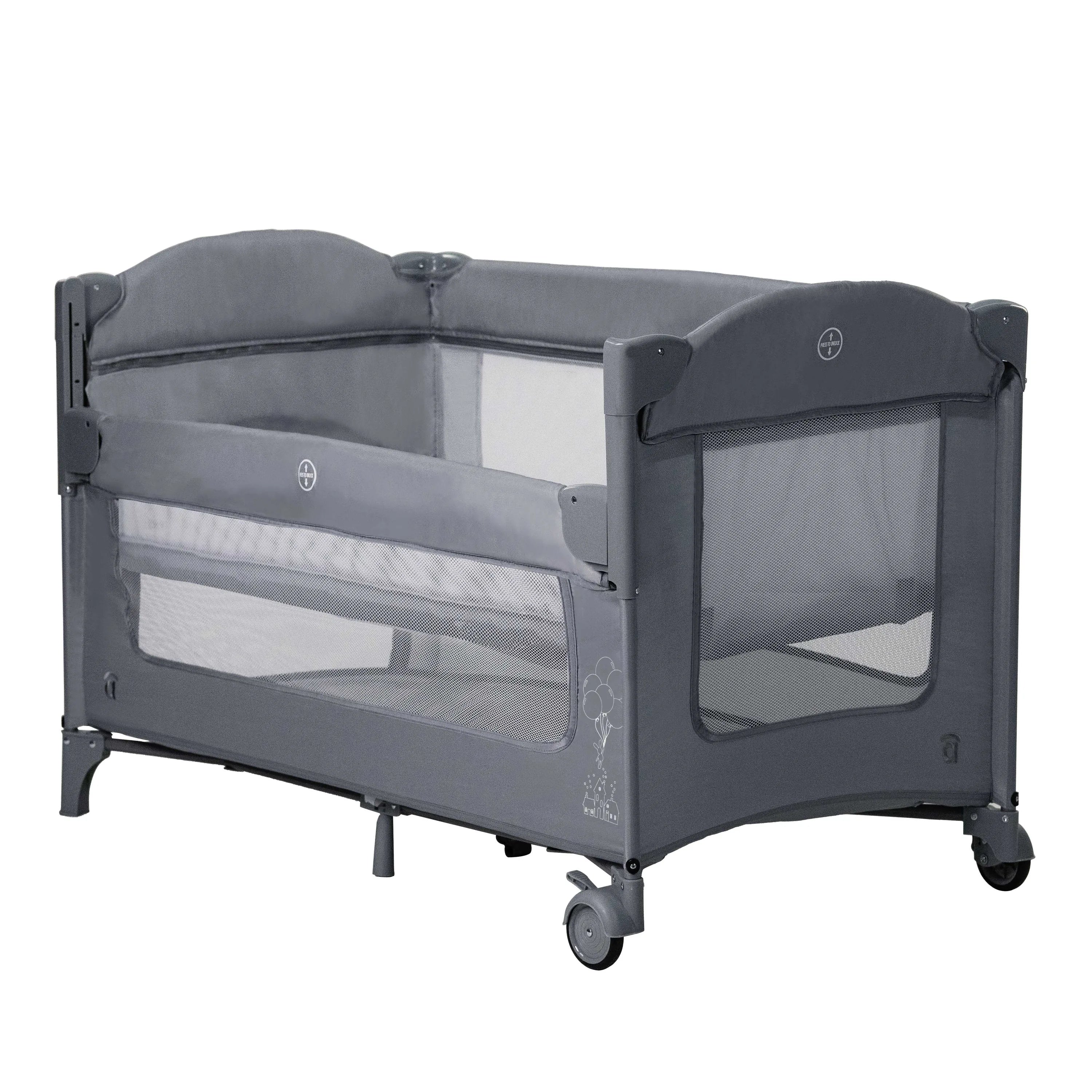Asalvo Weekendseng Together/Bedside Crib