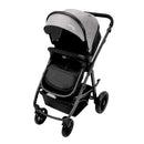 Klapvogn Travel System Oslo 2 Justerbar – Grå – Asalvo