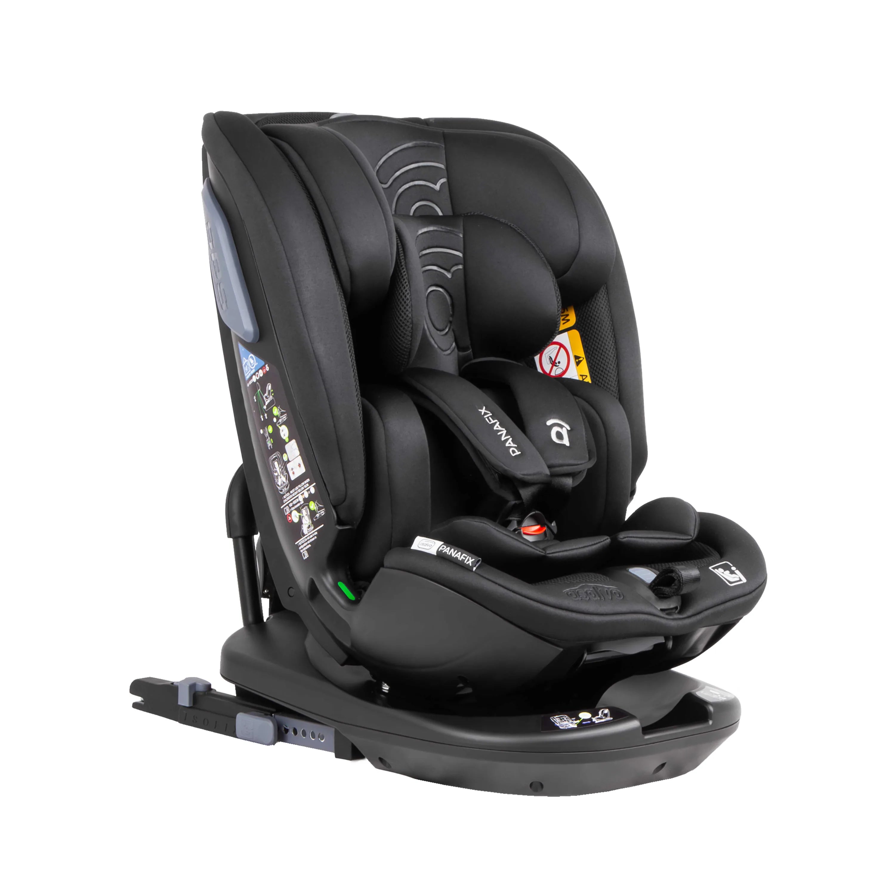 Asalvo Autostol 40-150 cm, Panafix/Sort