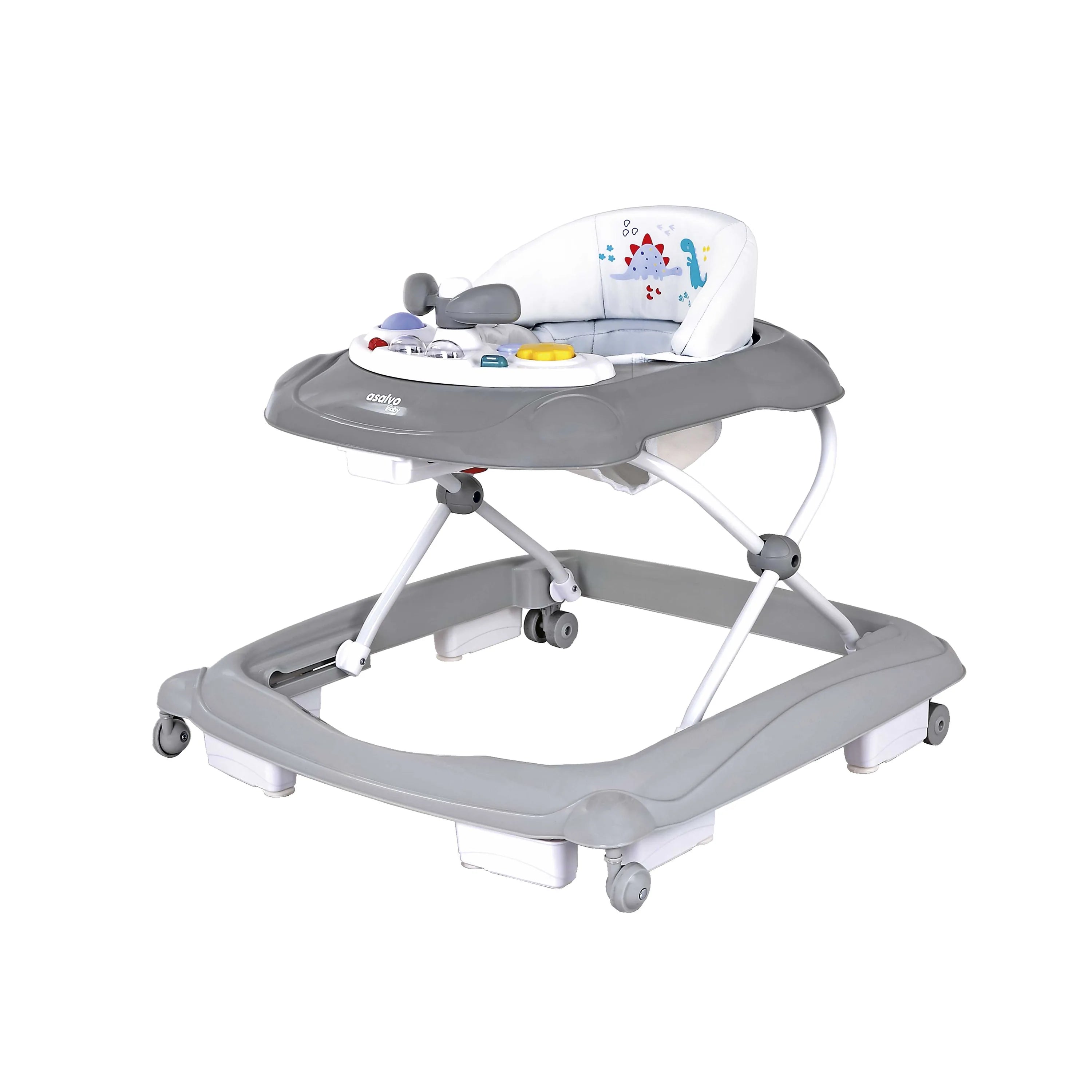 Gåstol Baby Diver Justerbar – Dino – Asalvo