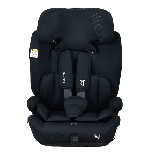 Asalvo Autostol I-size 76 - 150 cm, Ranger, Sort