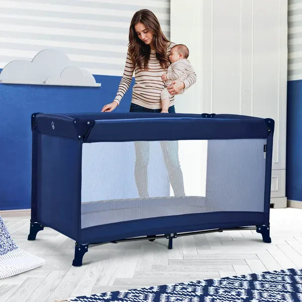 Weekendseng Creta Foldbar – Navy – Asalvo