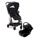 Klapvogn Amsterdam Travel System Justerbar – Gylden – Asalvo