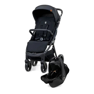 Klapvogn Kibu Travel System Justerbar – Sort – Asalvo