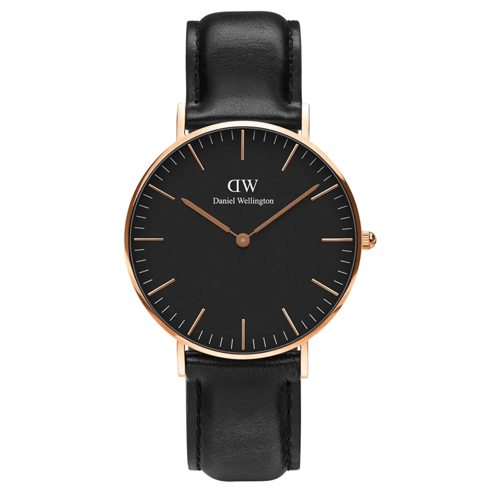 Daniel Wellington herreur sort Classic Sheffield Dw00100133