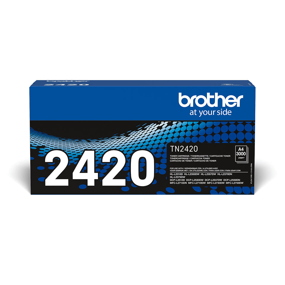 Brother TN 2420 Sort 3000 sider Toner