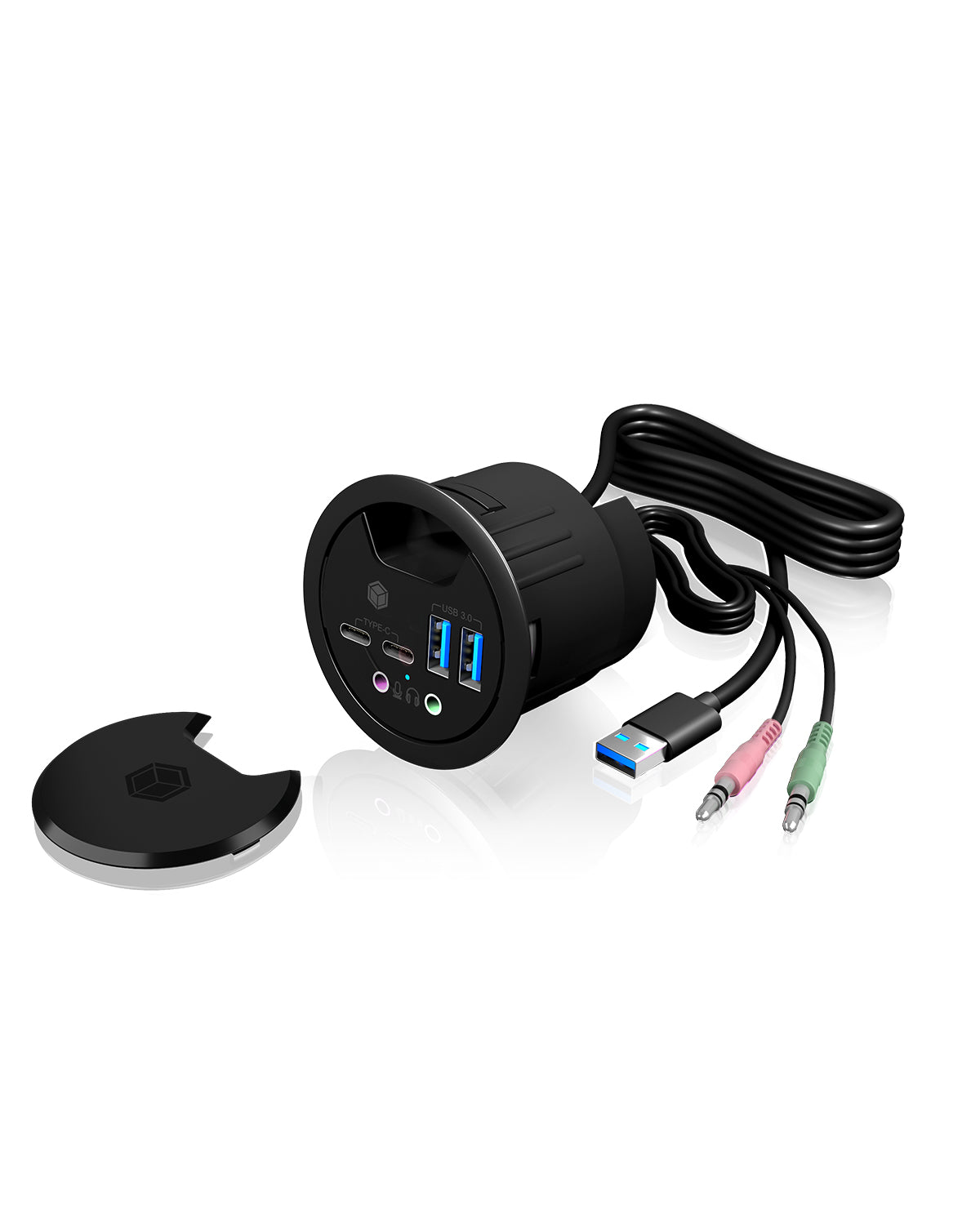 RaidSonic ICY BOX IB-HUB1403B Hub 4 porte USB