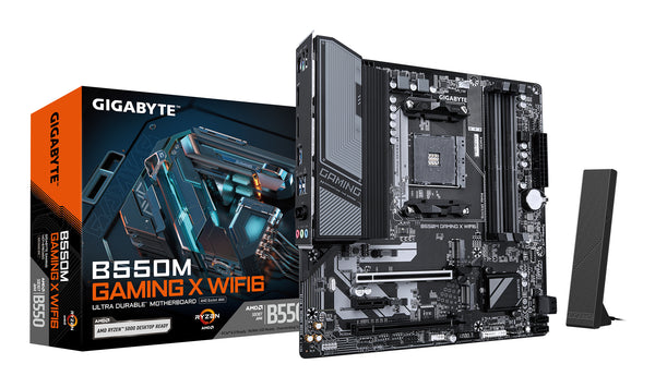 Gigabyte B550M GAMING X WIFI6 Micro ATX Socket AM4 AMD B550