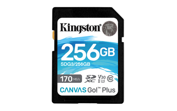 Kingston Canvas Go! Plus SDXC 256GB 170MB/s