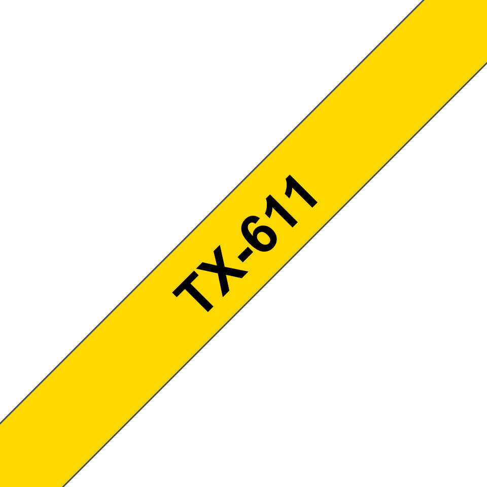 Brother TX 611 Lamineret bånd  (0,6 cm x 15,2 m) 1kassette(r)