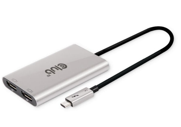 Club3D Thunderbolt 3 til 2xDisplayport - 4K (Dual monitor)