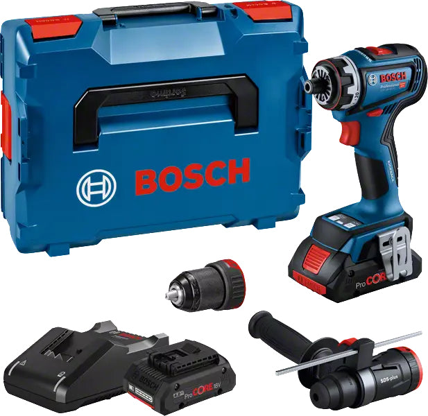 Bosch GSR 18V-90 FC PROFESSIONAL 2100 rpm SDS-plus 920 g Sort, Blå, Rød