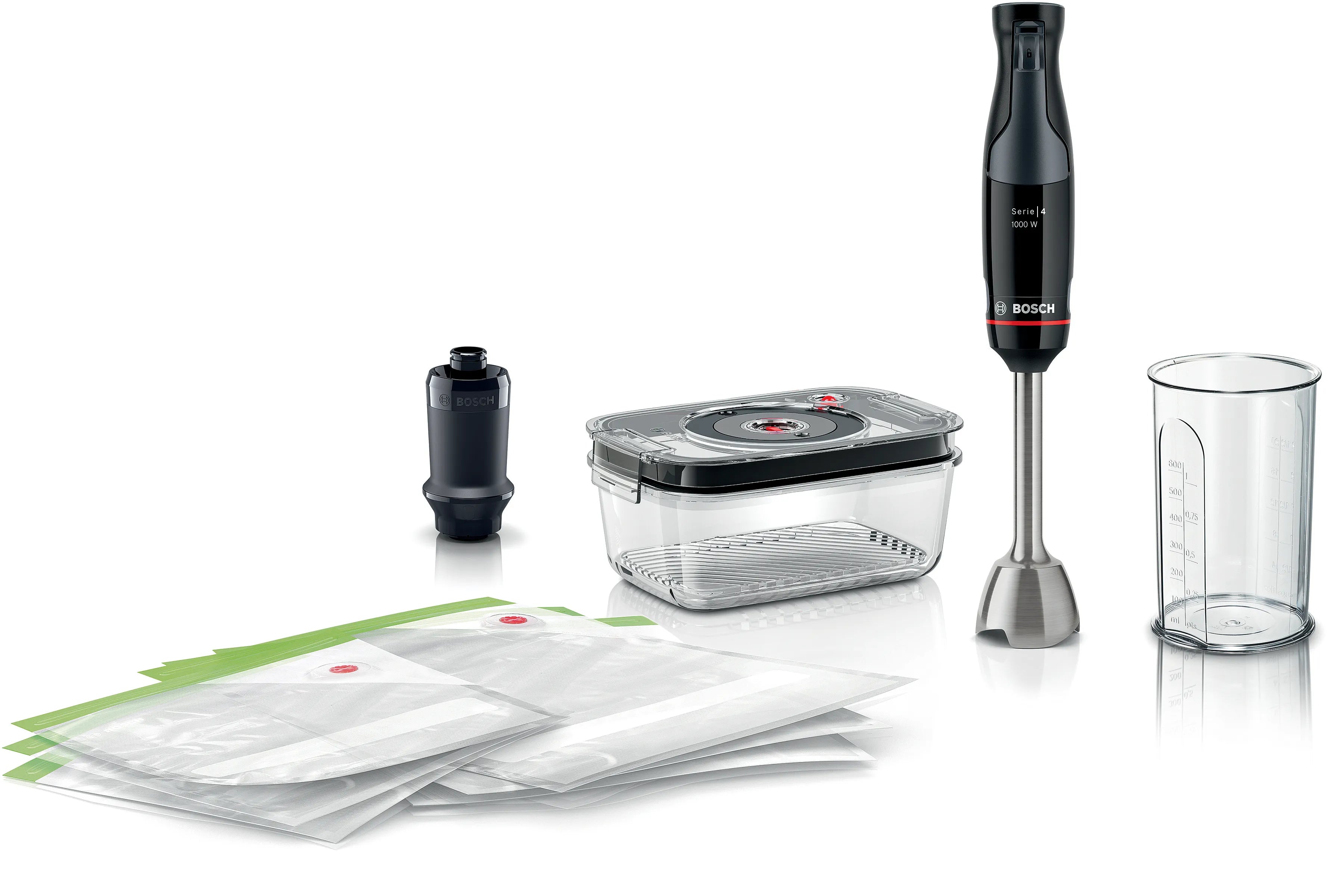 Bosch Serie | 4 ErgoMaster MSM4B6V2 Stavblender Sort anthracit