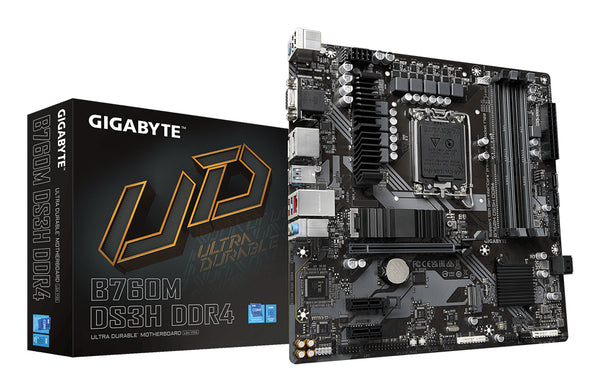 Gigabyte B760M DS3H DDR4 Micro-ATX LGA1700  Intel B760