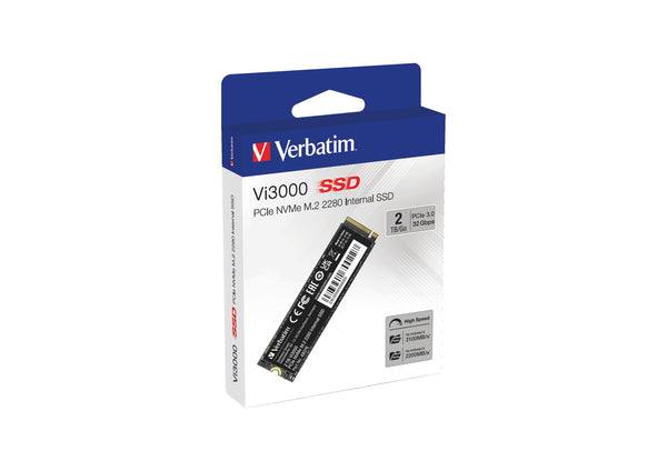 Verbatim SSD Vi3000 2TB M.2 PCI Express 3.0 x4 (NVMe)