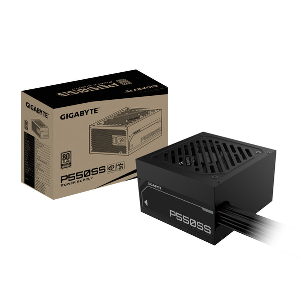 GIGABYTE P550SS enhed til strømforsyning 550 W 20+4 pin ATX ATX Sort