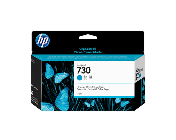 HP 730 Cyan Blæk P2V62A