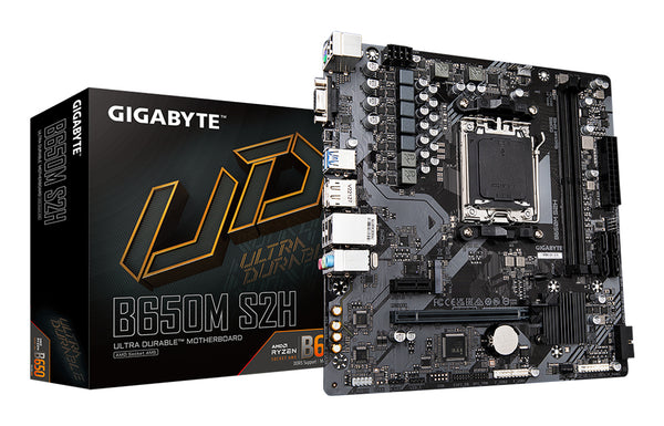 Gigabyte B650M S2H Micro-ATX Socket AM5 AMD B650