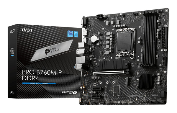 MSI PRO B760M-P DDR4 Micro-ATX LGA1700  Intel B760