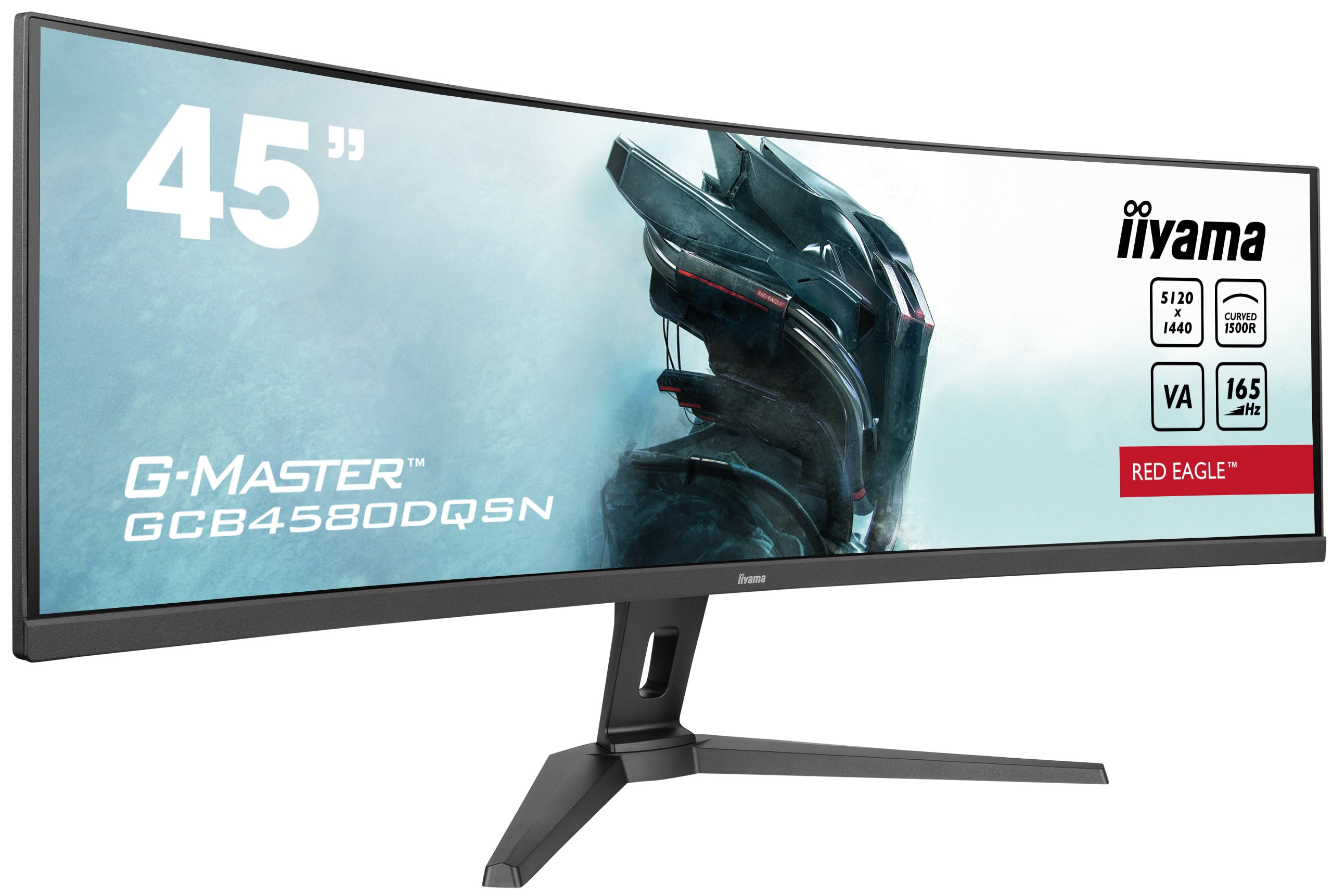 iiyama G-MASTER Red Eagle GCB4580DQSN-B1 45 VA 5120 x 1440 (UltraWide) HDMI DisplayPort USB-C 165Hz