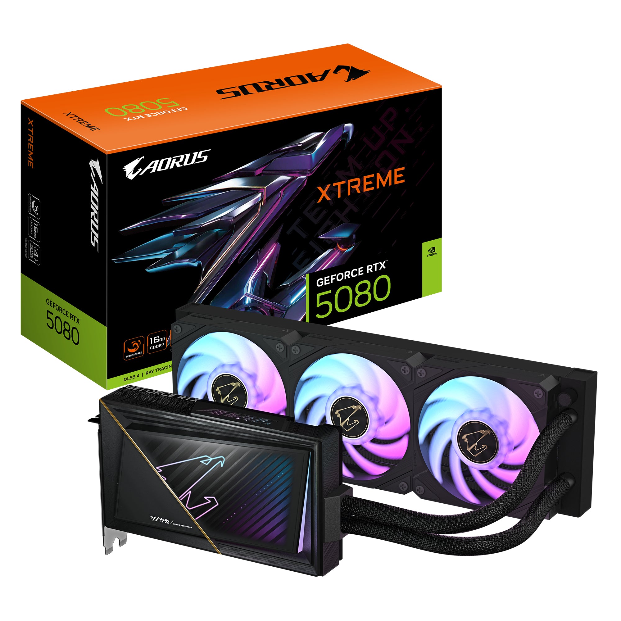 AORUS GeForce RTX 5080 XTREME WATERFORCE 16G 16GB OC Edition