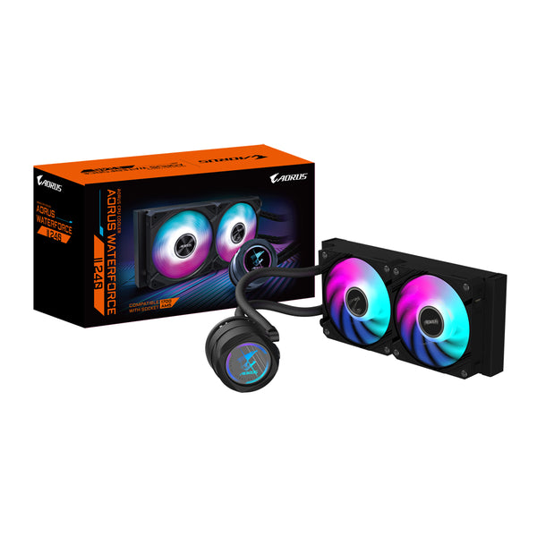Aorus WATERFORCE II 240 kølesystem 1-pack Sort 120 mm