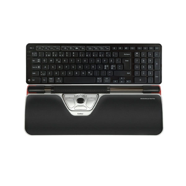 Contour RollerMouse Red Plus Wireless Tastatur og mus-sæt Trådløs