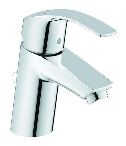 Håndvaskarmatur étgrebs Eurosmart lav model, vandsparer 5,7 l/min, forkromet - Grohe