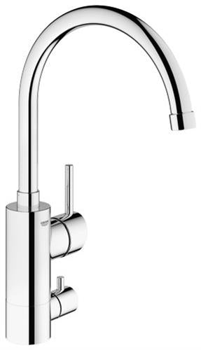 Køkkenarmatur 1-grebs C-tud forkromet 223 mm uden udtræk - Grohe