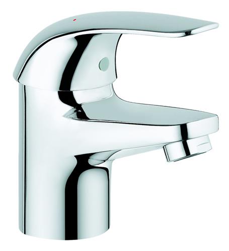 Håndvaskbatteri étgrebs, lav, 92 mm fremspring, vandbesparende 9 l/min - Grohe