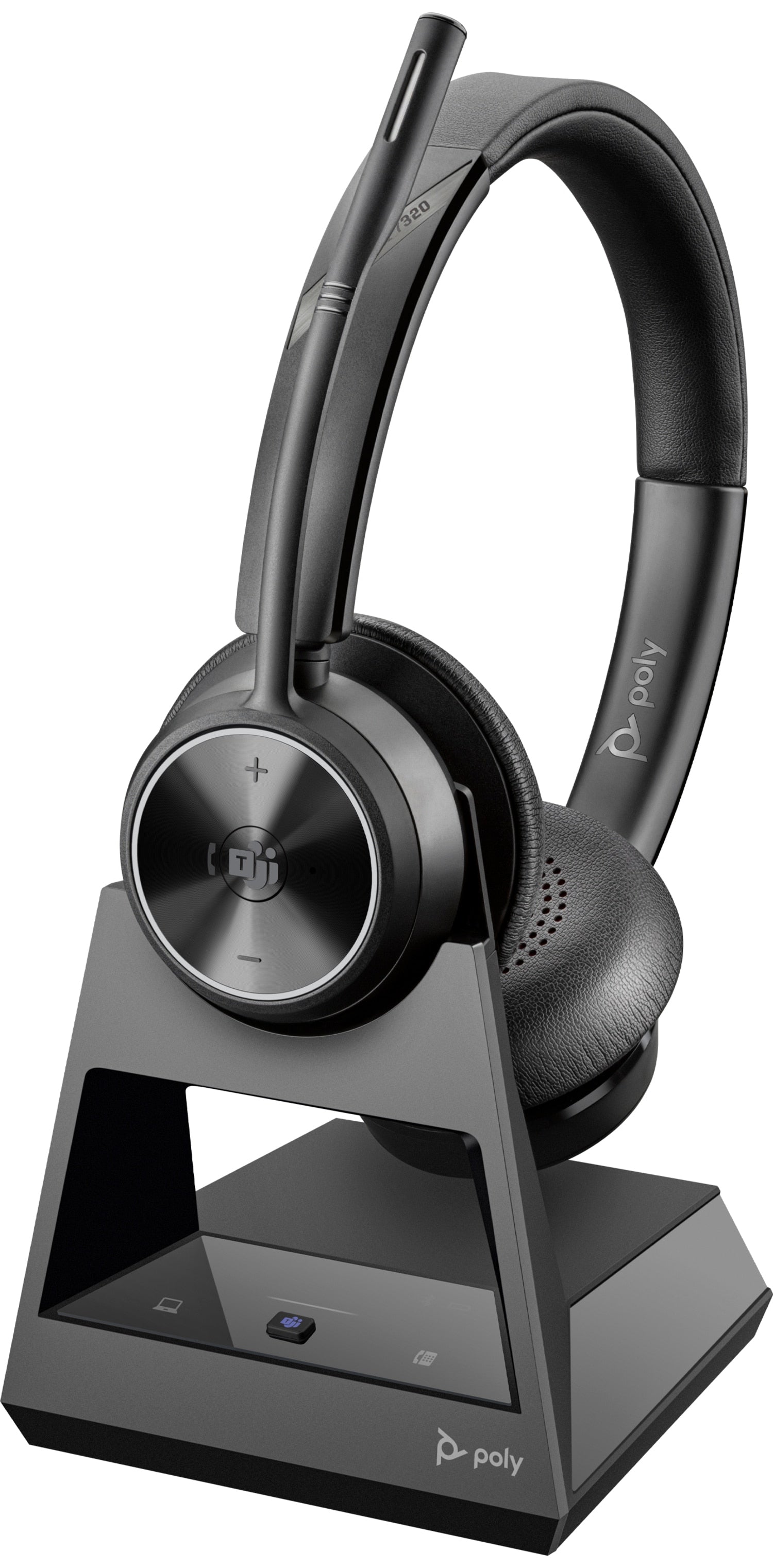 Poly Savi 7320 Office Trådløs Headset Sort