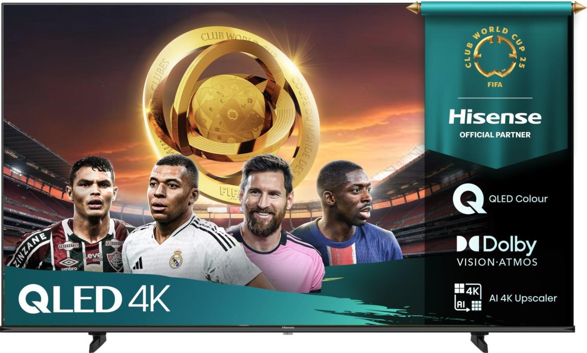 Hisense 43E77Q 109,2 cm (43) 4K Ultra HD Smart TV Wi-Fi Sort