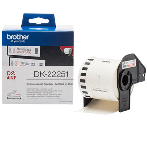 Brother DK 22251 Mærkater fortløbende papir  (6,2 cm x 15,24 m) 1rulle(r)