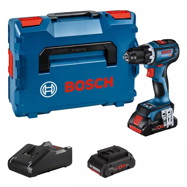 Bosch GSR 18V-90 C PROFESSIONAL Bore-/skruemaskine Uden batteri 2 batterier inkluderet Nøgleløs borepatron
