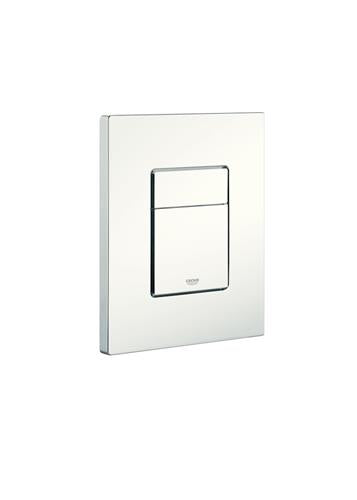 Betjeningsplade dobbeltskyl hvit til RAPID SL, top/front pneumatisk - Grohe