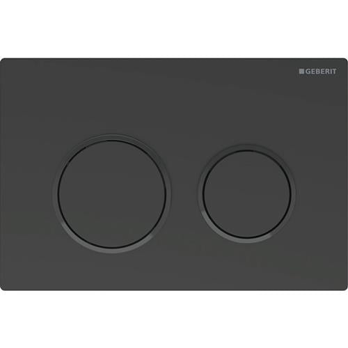 Betjeningsplade dobbeltskyl matsort Omega20, top/front betjening - Geberit