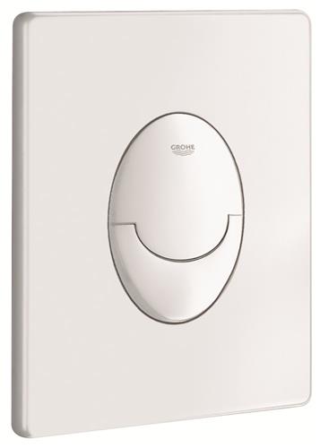 Betjeningsplade dobbeltskyl/start-stop alpinhvid 156x197 mm til pneumatisk ventil - Grohe