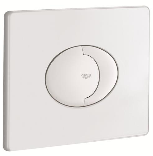 Betjeningsplade 2-skyl/start-stop alpinhvid til pneumatisk afløb 156x197 mm - Grohe