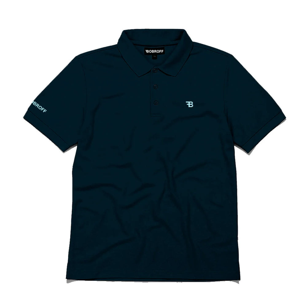 BOBROFF POLO-NAVY-2XL
