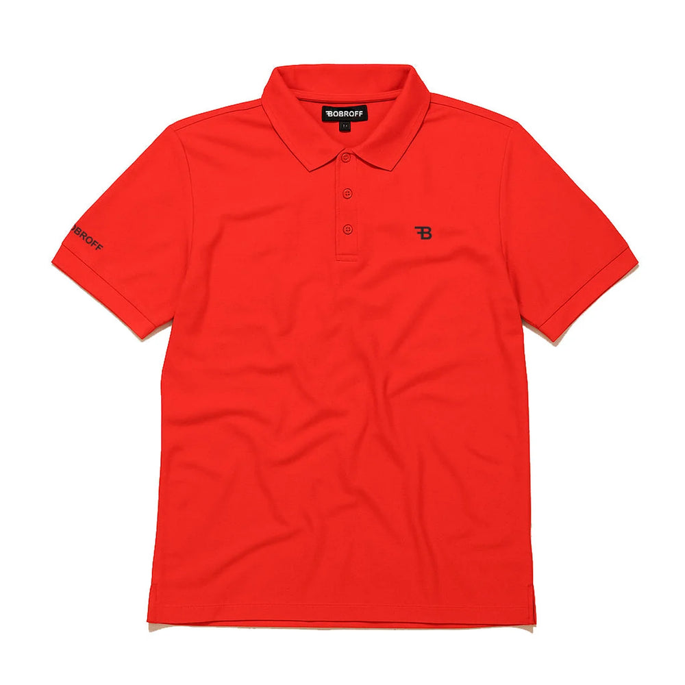 BOBROFF POLO-RED-M