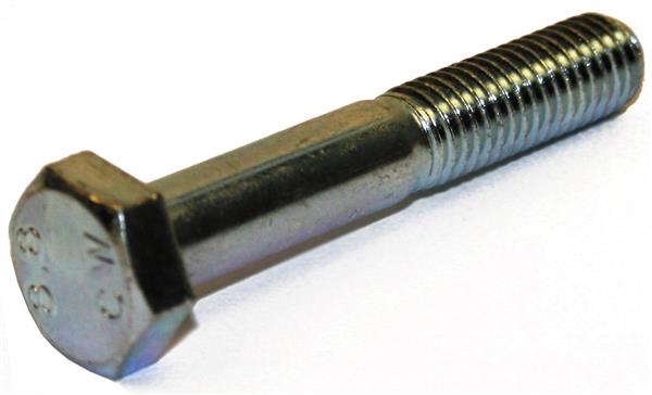 DIN 931 bolt kvalitet 8.8 elgalvaniseret FZB 8.8, 90mm - 100stk