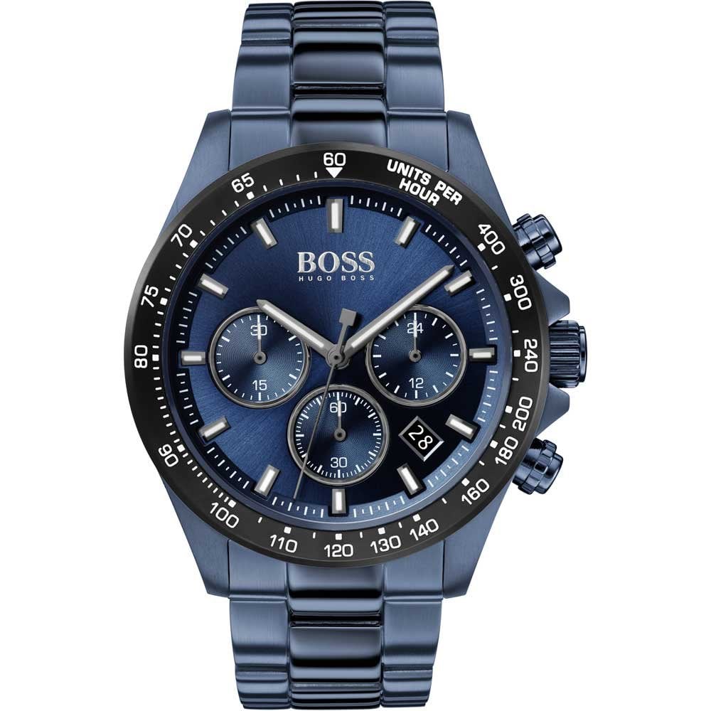 Hugo Boss herreur Hb1513758 Hero blå stål Chronograph