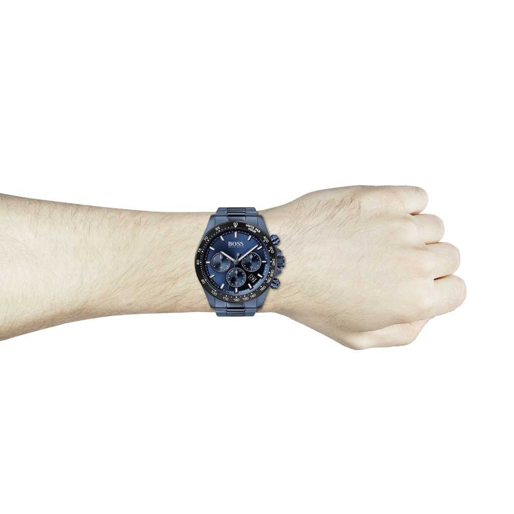 Hugo Boss herreur Hb1513758 Hero blå stål Chronograph