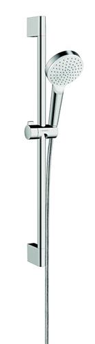 Rain 100 mm håndbrusersæt justerbar vinkel 650 mm stang forkromet - hansgrohe