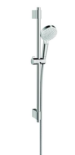 Håndbrusersæt 100 mm Crometta Rain/IntenseRain, justerbar bruserstang 72 cm, forkromet - hansgrohe