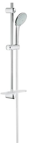 Håndbrusesæt 2-stråler 110 mm, 600 mm brusestang, Eco vandbesparende, Relexaflex 1500 mm - Grohe