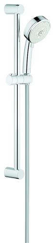 Håndbrusesæt 100 mm 3-spray, EcoJoy 9,5 l/min, 600 mm stang - Grohe