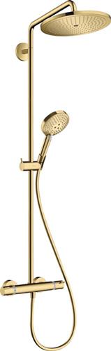 hansgrohe Croma Select S brusesystem guld-optik