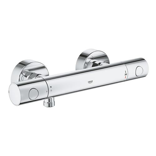 Termostatbruser vægmonteret med EcoButton, SafeStop og TurboStat - Grohe