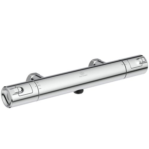 Brusetermostat Ceratherm T50 med vingegreb, krom, skoldningsspærre, vandbesparende 1/2 - Ideal Standard